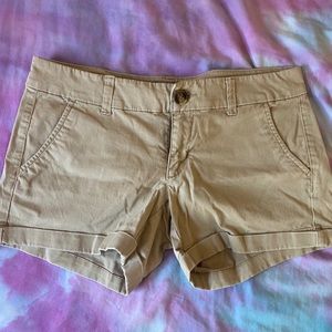 AE khaki shorts